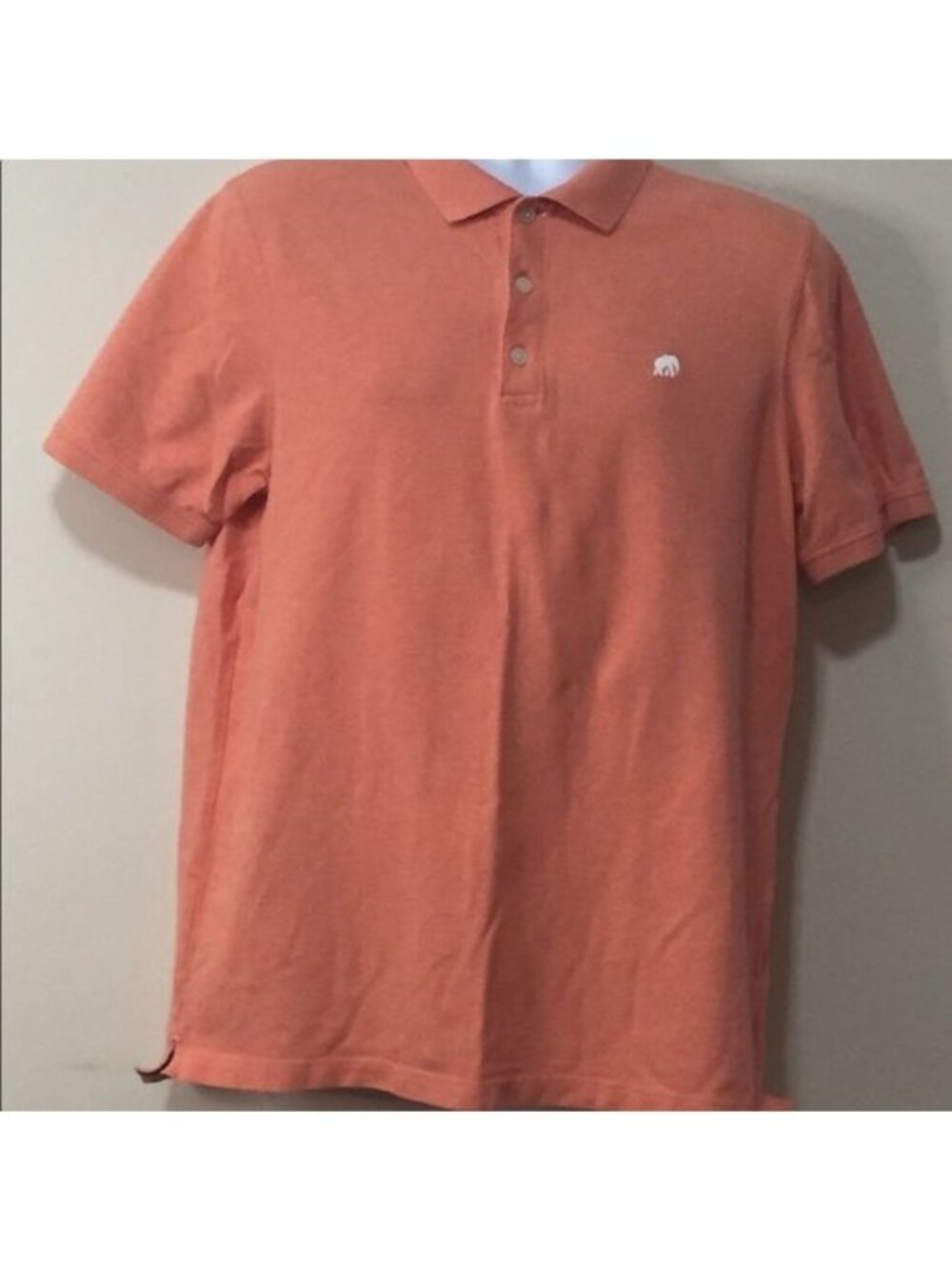 Banana Republic Polo, Peach, Men's Size L